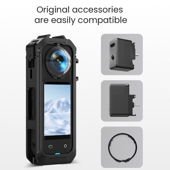 Рамка-кейс для камеры с магнитной быстросъемной базой, противоударный, с закрывающимся замком