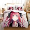 The Quintessential Quintuplets Комплект постельного белья Single Twin Full Queen King Size Комплект постельного белья Aldult Kid Bedroom Пододеяльники 3D Аниме
