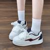 Модные женские кроссовки на платформе 2025 Весна Осень Новая мода Удобные Нескользящие Кеды для скейтборда Уличные С увеличением роста Повседневная обувь
