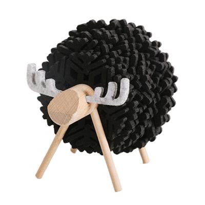 Подставки из войлока с оленями Нескользящие подставки для обеденного стола Практичное украшение для домашнего офиса, бара