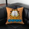 cartoon lazy GGarfieldS Cushion Cover Pillow Case Antidustmite Invisible zipper silky plush cushion