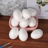 20 шт. Цельное пенное яйцо 7 см Белое Пасхальное DIY Поделки Материалы для Украшения Вечеринки Фестиваля Свадьбы Праздника Урожая Праздника Призраков