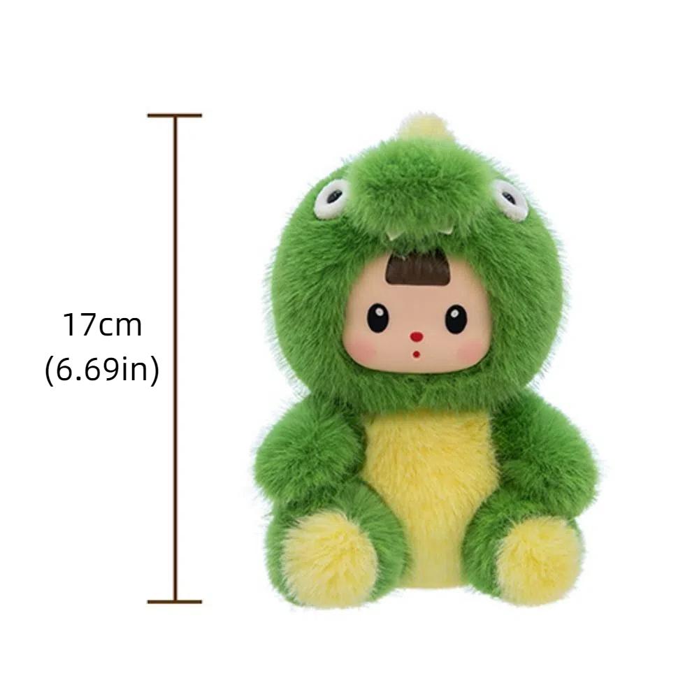 Cartoon Little Raccoon Plush Doll Cute Animal Strawberry Cat Doll Kids Birthday Christmas