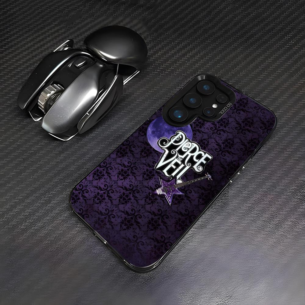 Rock Band PIERCE VEil Phone Case For Samsung S26 S25 Plus S20 S20 Plus S22 Ultra S23 FE S21 Plus S21 Ultra Colorful Cover