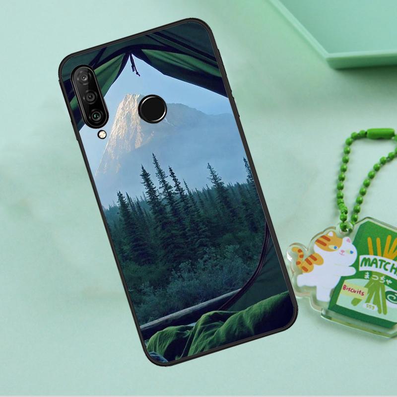 Кемпинг Природа Горы Для Huawei Nova 12s 12i 11i 7i 8i 9 10 SE Y91 Y90 Y60 Y70 Y72 Y61 P60 Pro P30 P40 Lite Чехол