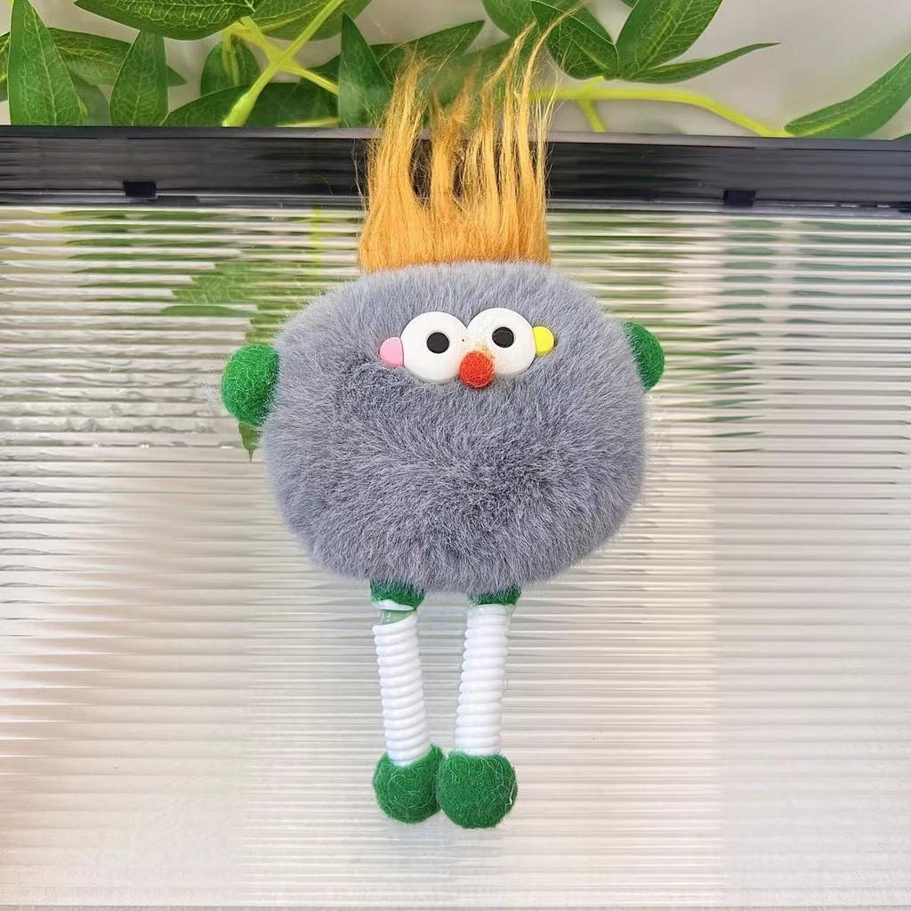 Colorful Plush Doll Keychain With Adorable Features Perfect For Collectors Gifts And