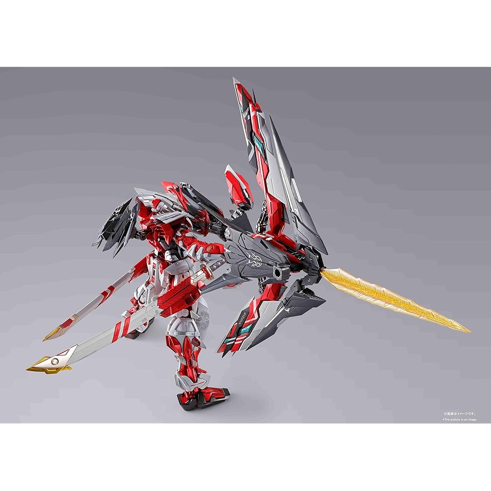 TAMASHII NATIONS Metal Build Гандам Астрай Красная Рамка Альтернативный Удар 180 мм Фигурка Действия ABS ПВХ Литье под Давлением Окрашенная