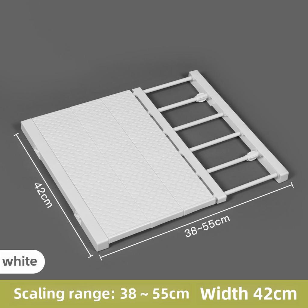 Неклеящаяся полка для хранения перегородок в гардеробе и тумба для обуви