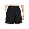 New Nike Sportswear Essentials Series Cargo Shorts Women's Black White HM6983-010
