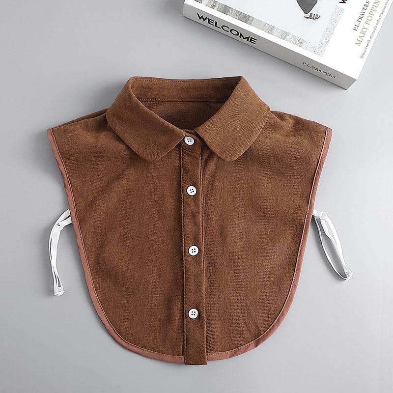 Women Fake Collar Half Shirt Ladies Shirt Fake False Collar For Women Black Woman Detachable Collar Lace Lapel Faux Col Tie