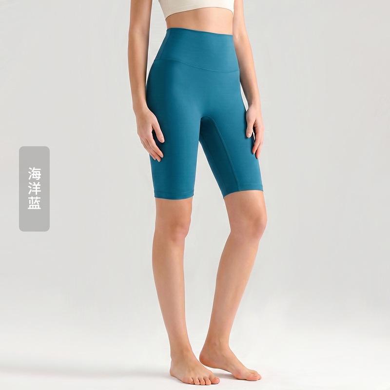 Weiman cloud nude five-point yoga pants women's summer thin tight yoga clothes high waist hip lift fitness yoga pants