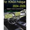For HONDA Prologue (2024-2026) Car Gearbox Panel Film Dashboard Protective Sticker Interior Screen Anti-Scratch Accessories
