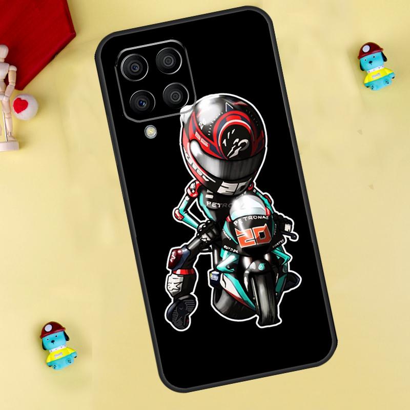 Moto Fabio Quartararo Case For Samsung Galaxy M35 M55 M15 M11 M12 M13 M14 M06 M16 M36 M56 M31 M53 M32 M52 M34 M54