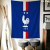 France FFF Wall Tapestry Aesthetic Wall Hanging Printed Fabric Blanket Decorative Tapestries for Bedroom Living Room Home Decor