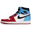 Кроссовки унисекс Air 1 Retro High OG Fearless Белый Университет-Синий-Университет-Красный-Черный CK5666-100