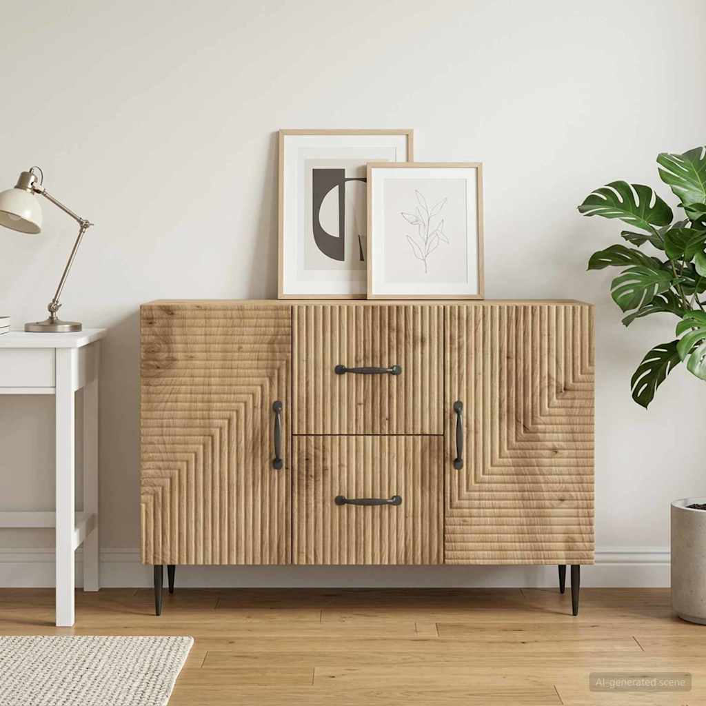 Sideboard Artisan Oak 89 x 34.5 x 60 cm Particle Board