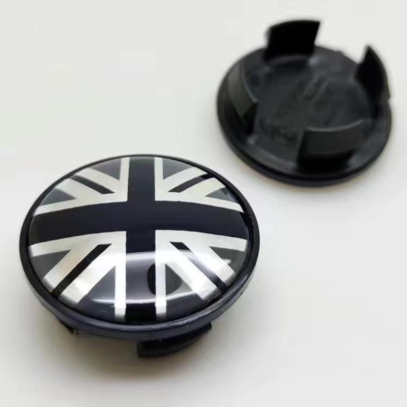 4Pcs 54mm Car Wheel Center Hub Cap Rim Covers UK Flag Badge For Mini JCW S One Countryman R50 R55 R56 R57 R58 Auto Accessories