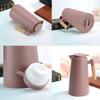 Wood Handle Insulated Bottle 1L Hot Water Jug Bottle Portable Nordic Vacuum Flask  Drinkware