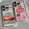 Чехол для телефона Cars L-Lightning M-McQueen для Google Pixel 10 9 8 7 8A 9A XL Pro 4G 5G Прозрачный Мягкий Силиконовый TPU Задняя Крышка