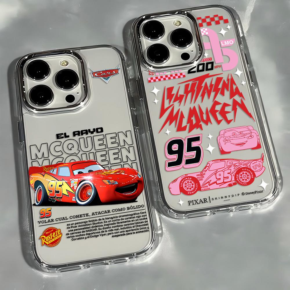 Чехол для телефона Cars L-Lightning M-McQueen для Google Pixel 10 9 8 7 8A 9A XL Pro 4G 5G Прозрачный Мягкий Силиконовый TPU Задняя Крышка
