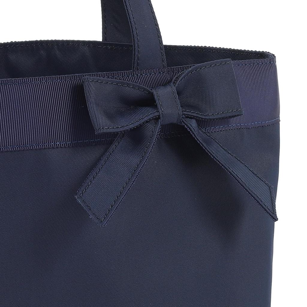 Kitamura Ribbon Motif Handbag R-0802 Dark Blue [Navy] 10101