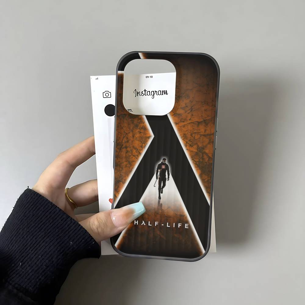 Чехол для телефона Half Life Для iPhone 17 16 15 14 Plus 11 12 13 Pro Max Ударопрочная Защита Мягкая Задняя Крышка