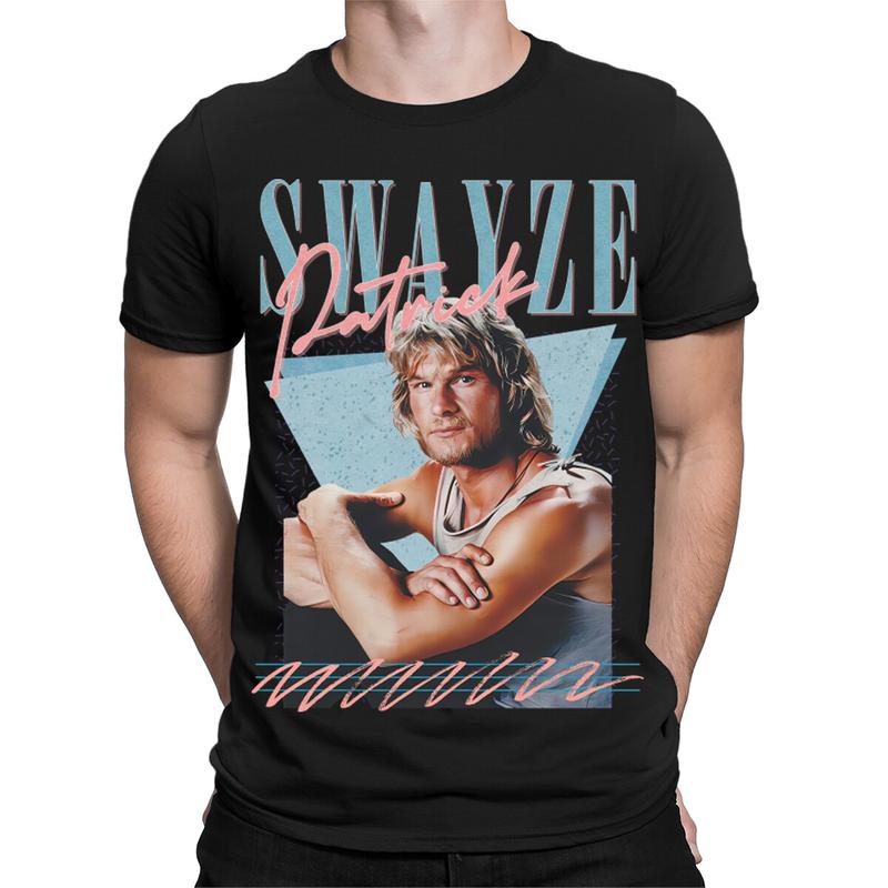 Patrick Swayze 90s Styled Dancer Retro Vintage Unisex T-Shirt Graphic Tee