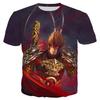 Новая горячая распродажа крутая футболка мужская/женская футболка с принтом Sun Wukong 3D футболки с коротким рукавом в стиле Харадзюку футболка уличная одежда топы