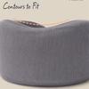 Lightweight Design Slow Rebound Foam Neck Pillow Travel Cushion With Massage  Airplane Travel