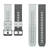22mm Two-Color Silicone Watch Strap for Garmin 255/165 & Suunto Smartwatches