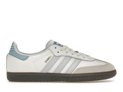 Samba OG Low Белый Галогенно-синий - Мужские ID2055