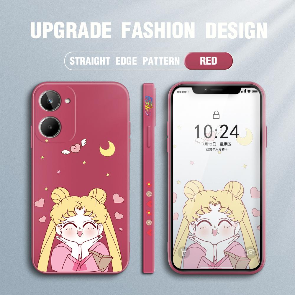 Чехол для телефона с милой мультяшной милой девушкой для iPhone 15 14 13 12 11 Samsung Galaxy S23 S22 A52 A52S, мягкий квадратный жидкий силиконовый чехол с полной защитой