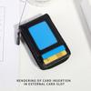 Надежный держатель для кредитных карт из ПУ-кожи с RFID-блокировкой, однотонный, кошельки для банковских карт, портативная антикражная сумка для карт, женская