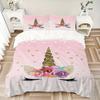 Unicorn Fantasy Glitter Art Print 3Pcs Bedding Setduvet Cover With 2 Bedropillowcase Home Birthday Gift