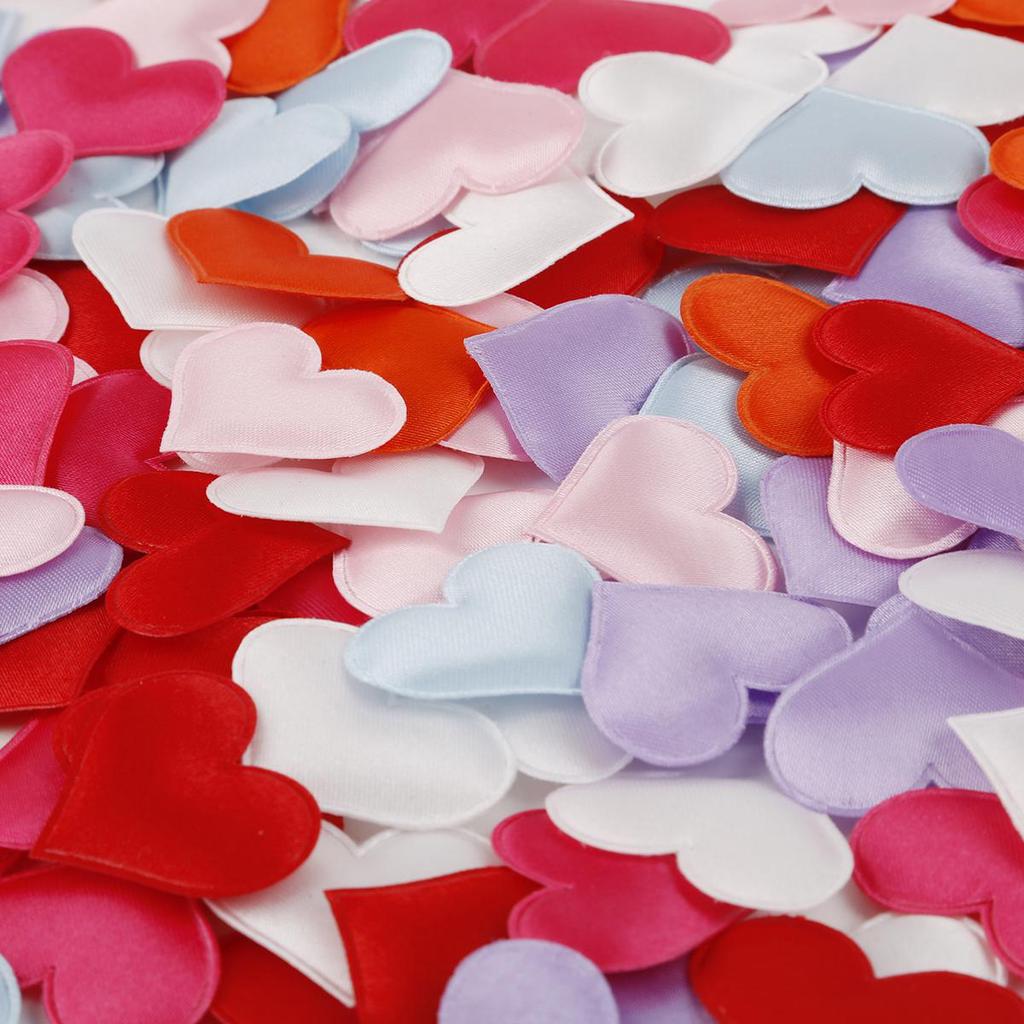 100pcs/bag 5.5*5.5cm Heart Shape Petals Wedding Valentines Day Throwing Table Decoration