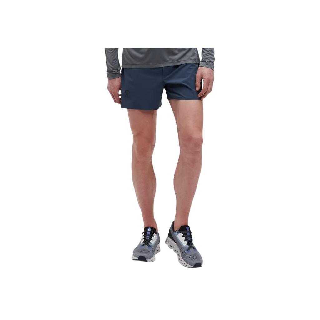 On Lightweight Shorts With Drawstring Breathable Versatile Sports Shorts Men Shorts Denim-Blue Black 195.00723
