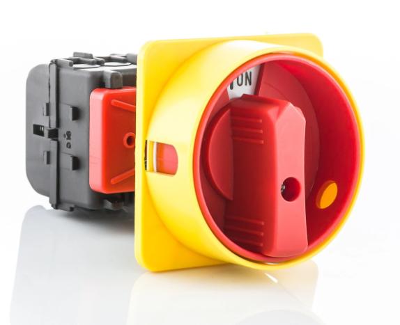 Łącznik Krzywkowy 0-1 3P 16A Ip65 Do Wbudowania Ml016.3-Tb/Rg5