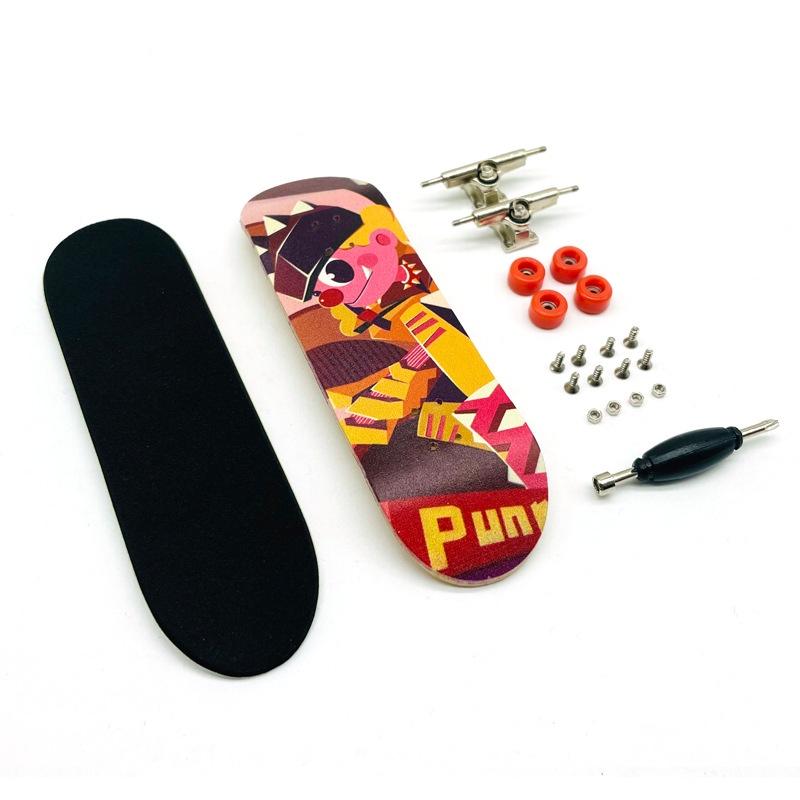 Wooden Finger Skateboard Toy Creative Personality Boy Christmas Gift