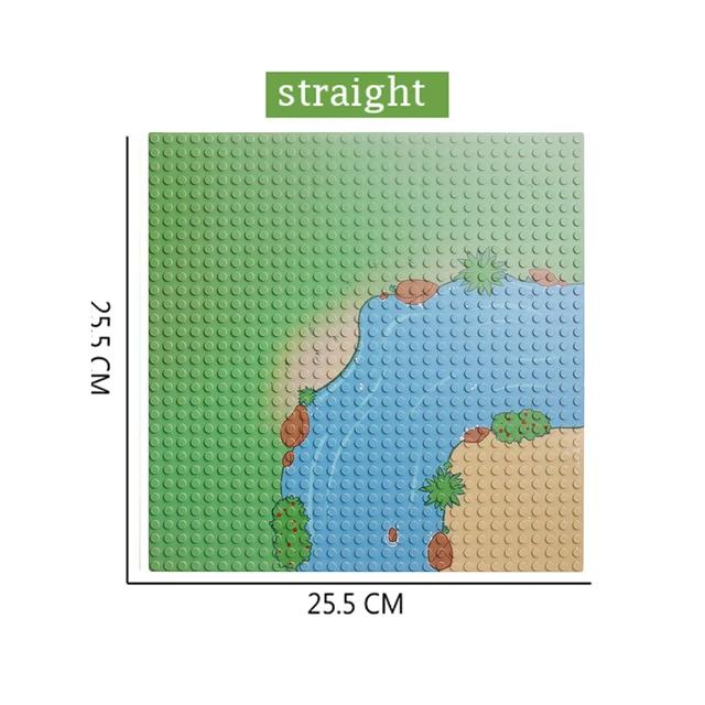 Нетоксичная Классическая Основа 50X50 32X32 16X32 16X16 Точек Строительные Блоки Кирпичи Основы Пластиковая Доска Для Поделок Блок Конструктор Кирпич Игрушка