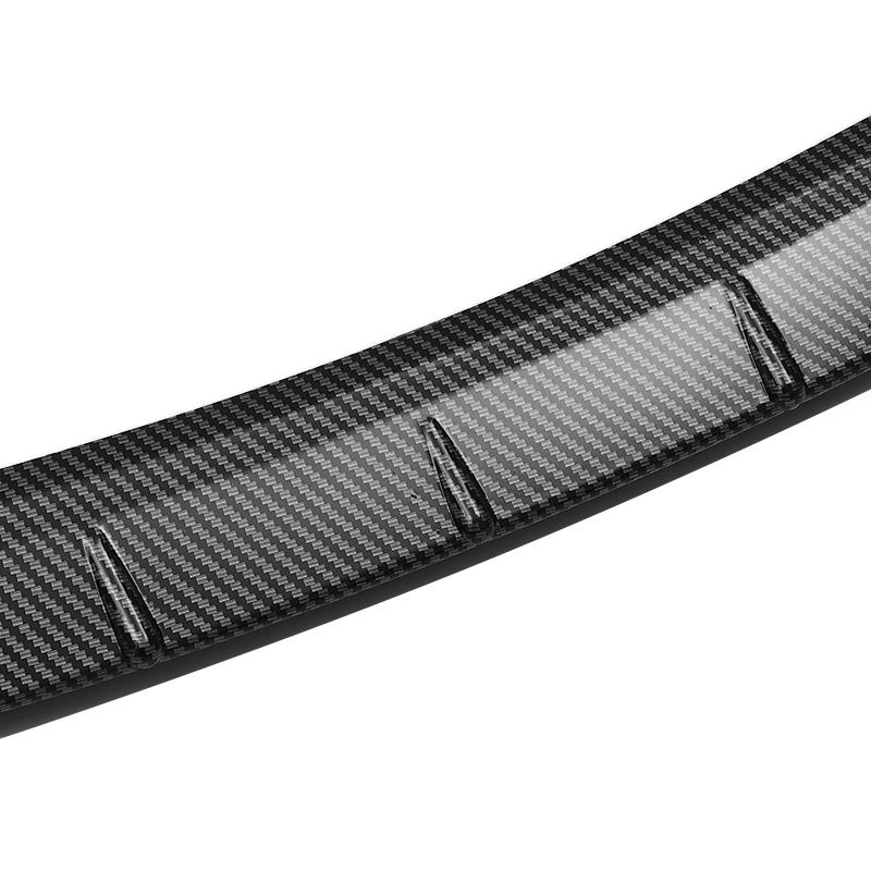 Fit For Tesla Model 3 Y Accessories Spoiler Car Rear Trunk Tail Wing ABS Carbon Fiber Glossy Black Exterior Modification