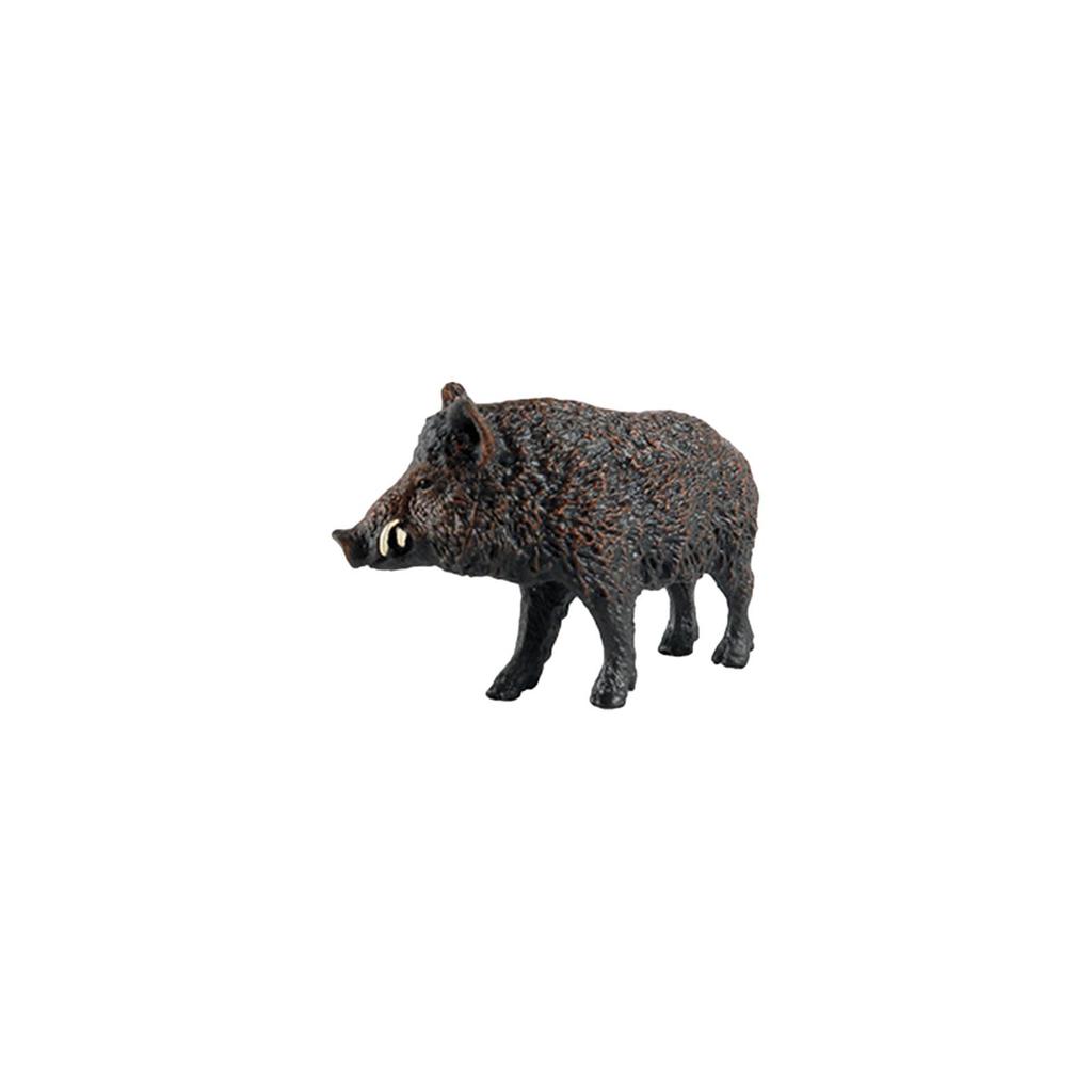 Boar Figurine for Garden Decor Cake Topper Jungle Animal Model Microlandscape