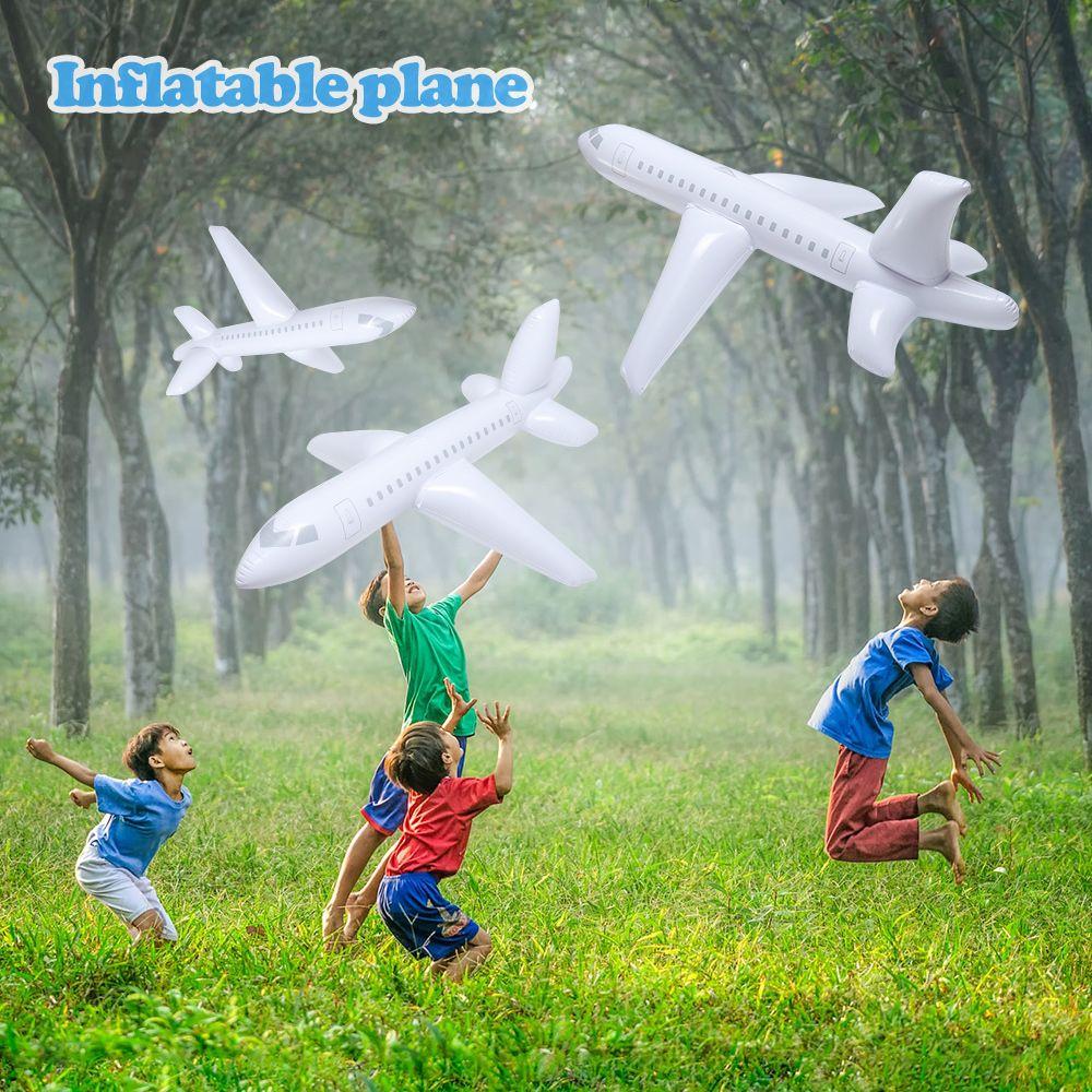 Outdoor Fun Float Airplane Kid Birthday Gift Cartoon Plane Planes Toys Inflatable Airliner Aircraft