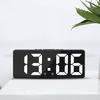 Temperature Display Large Screen Creative Decorative Anti-disturb Function Desktop LED Clock Electronic Alarm