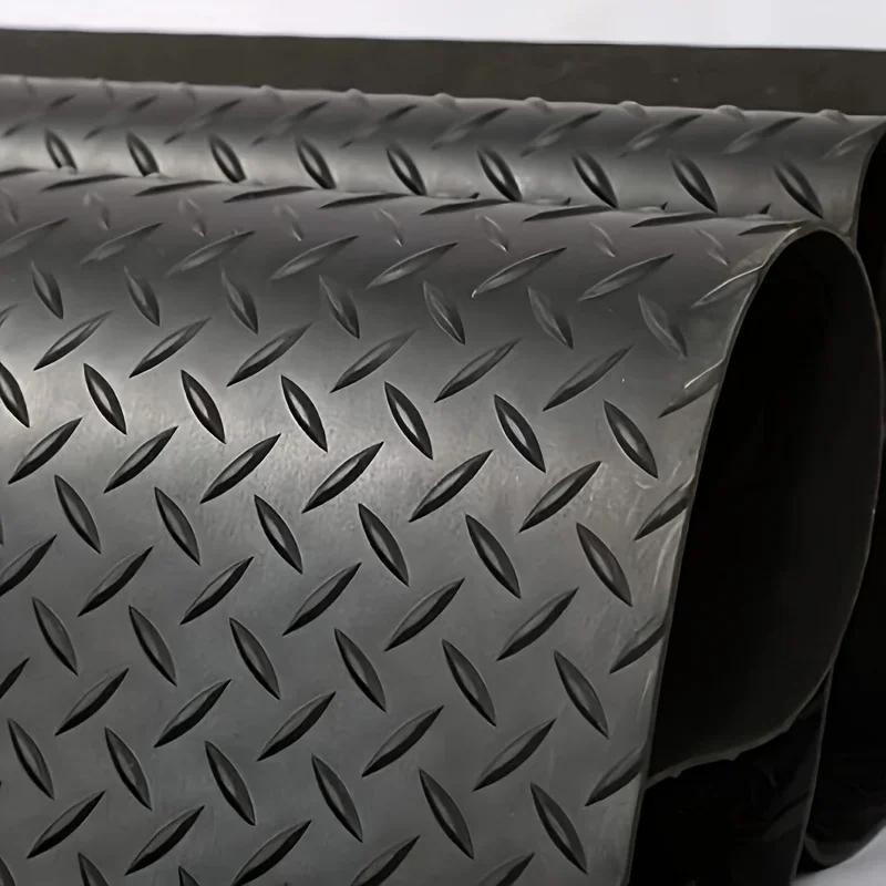 1pcs Heavy Duty Anti Slip Rubber Floor Mat - Can Be Cut for Garage, Gym, Warehouse Floors  Tapetes De Quarto