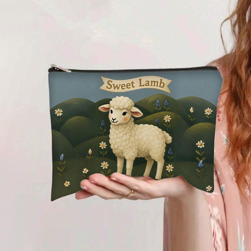 Продажа Канвасовая косметичка 'Глаз Дьявола', Пенал на молнии для студенческих принадлежностей, Женская косметичка