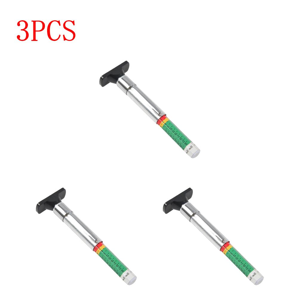 1-10PCS 25mm Car Tyre Tire Tread Depth Gauge Meter Caliper Thickness Gauges Monitoring System Tire Wear Detection Measuring Tool