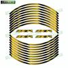 For ZX-7R ZX7R motorcycle accessories 17-inch front and rear wheel decals fairings and reflective gradient sticker decorations
