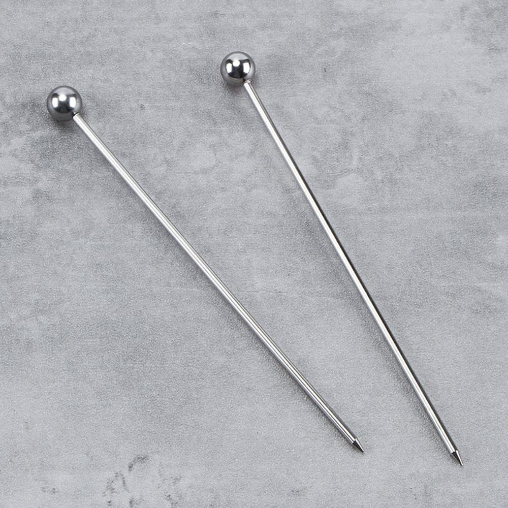 Коктейльные закуски Коктейльные нержавеющая сталь Многоразовые шпажки Зубочистки Палочки