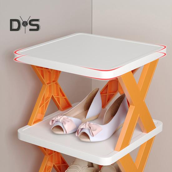 Полка для хранения обуви, прочная, несущая, простая в установке, многослойная, съемная, органайзер для обуви