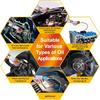 500CC Automotive Fluid Extractor With 39'' Long Hose & ExtensionTubes, Portable Oil Extractor Pump For Oil Change, Large Fluid Pump With Clear Scale